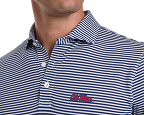 University of Mississippi Maxwell Shirt: Navy & White
