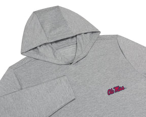 University of Mississippi Stowe Hoodie: Heathered Gray