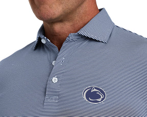 Penn State University Perkins Shirt: Navy & White