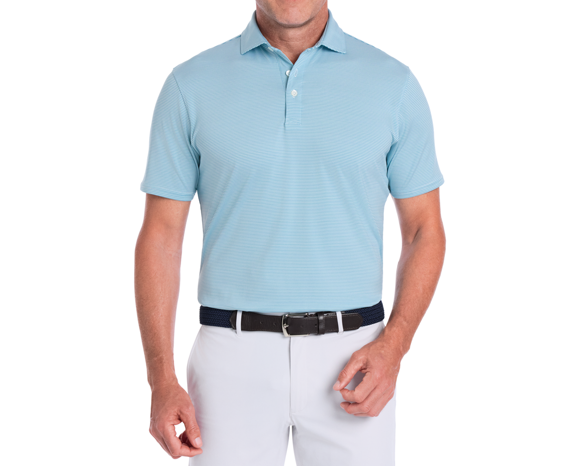 The Perkins Shirt: Harbor & White