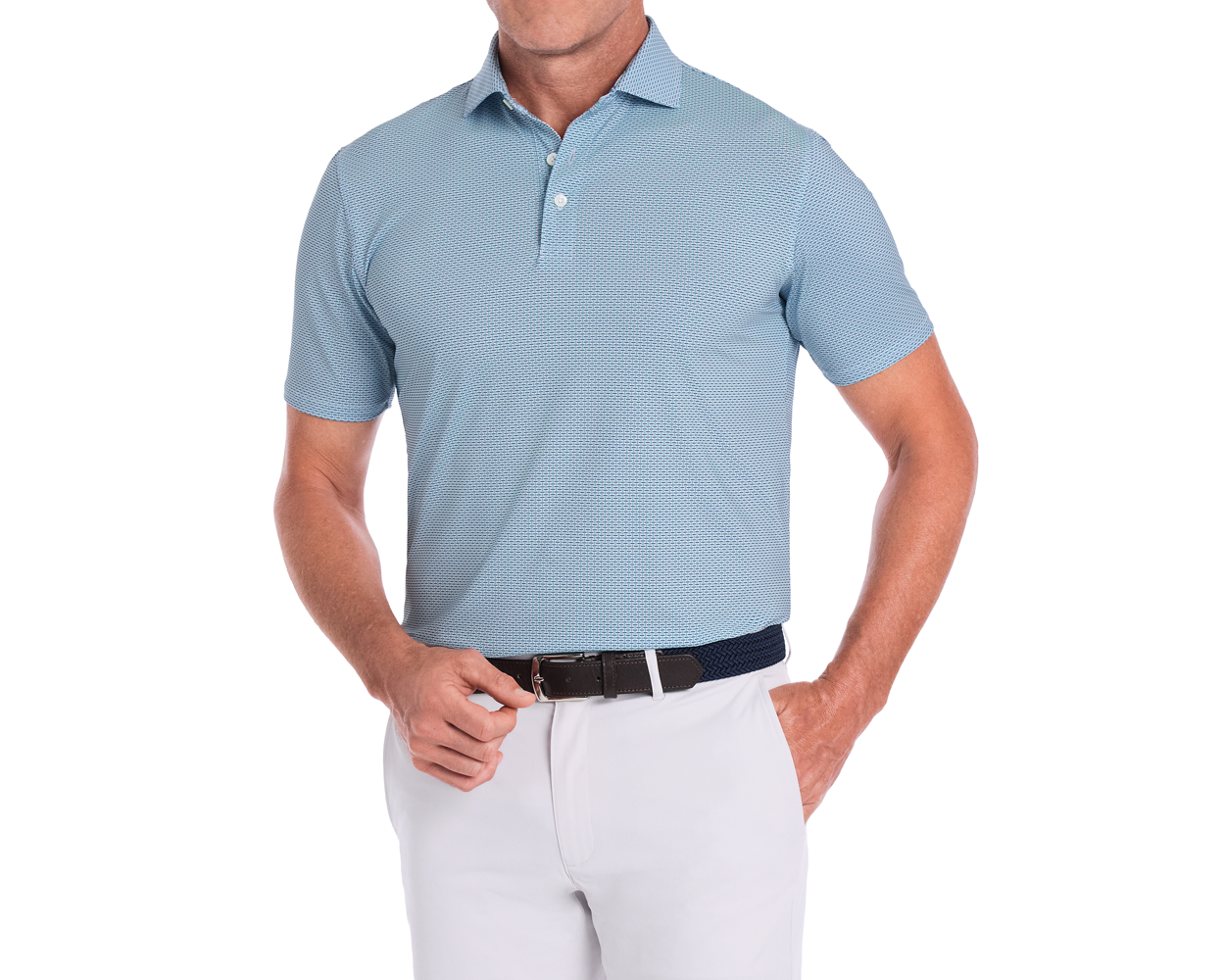 The Davis Shirt: Harbor & Maidstone Blue