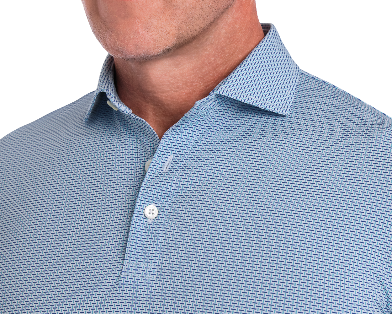 The Davis Shirt: Harbor & Maidstone Blue
