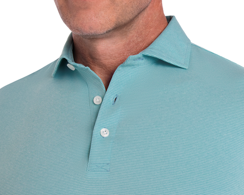The Holland Shirt: Heathered Harbor
