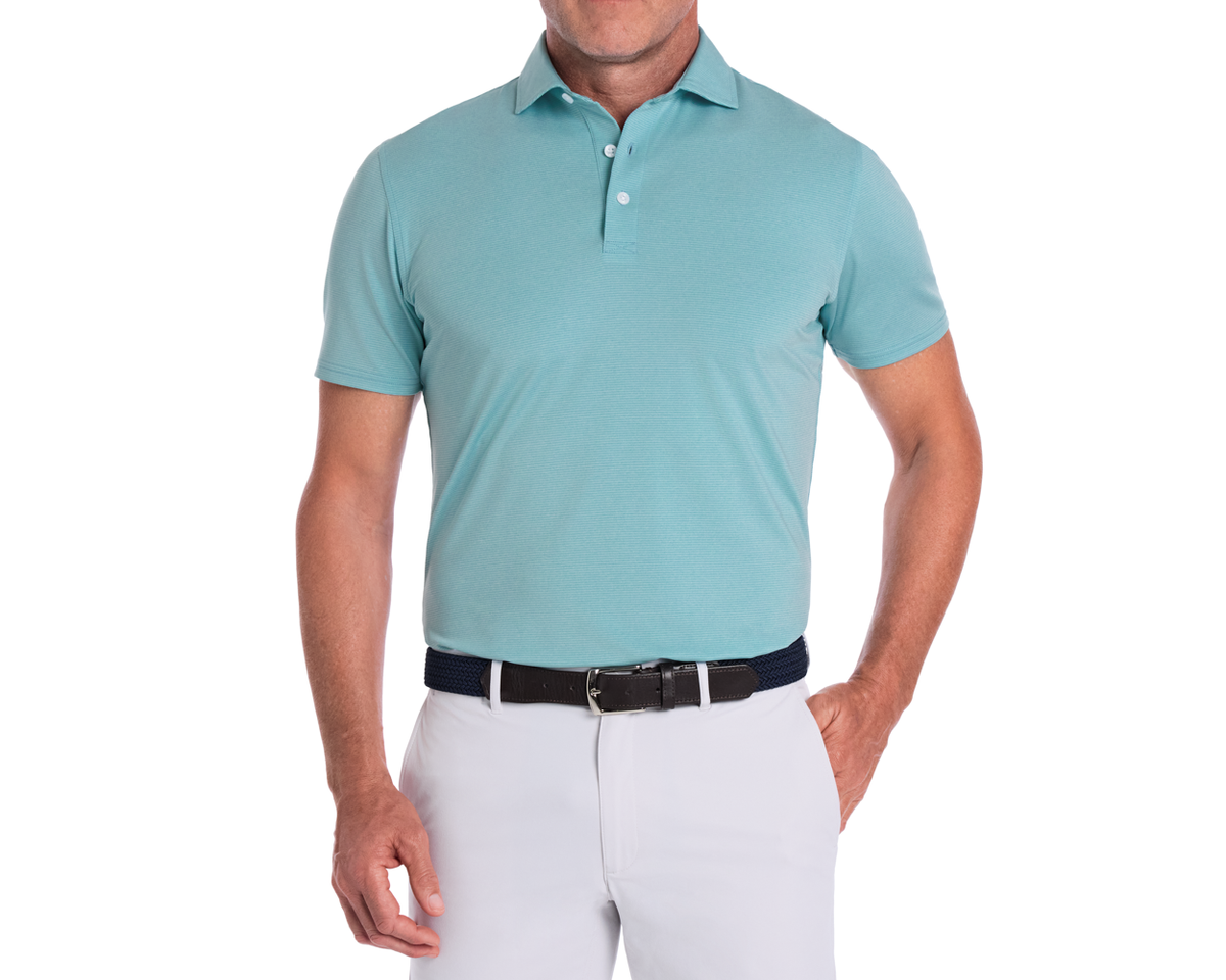 The Holland Shirt: Heathered Harbor