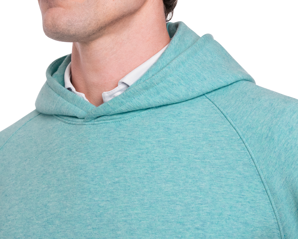 The Lawson Hoodie: Heathered Harbor