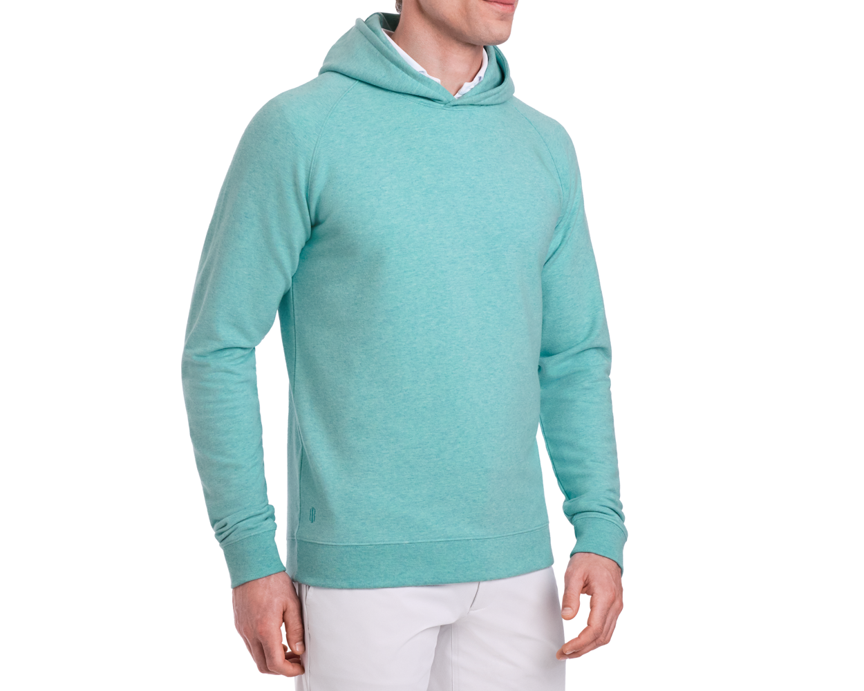 The Lawson Hoodie: Heathered Harbor