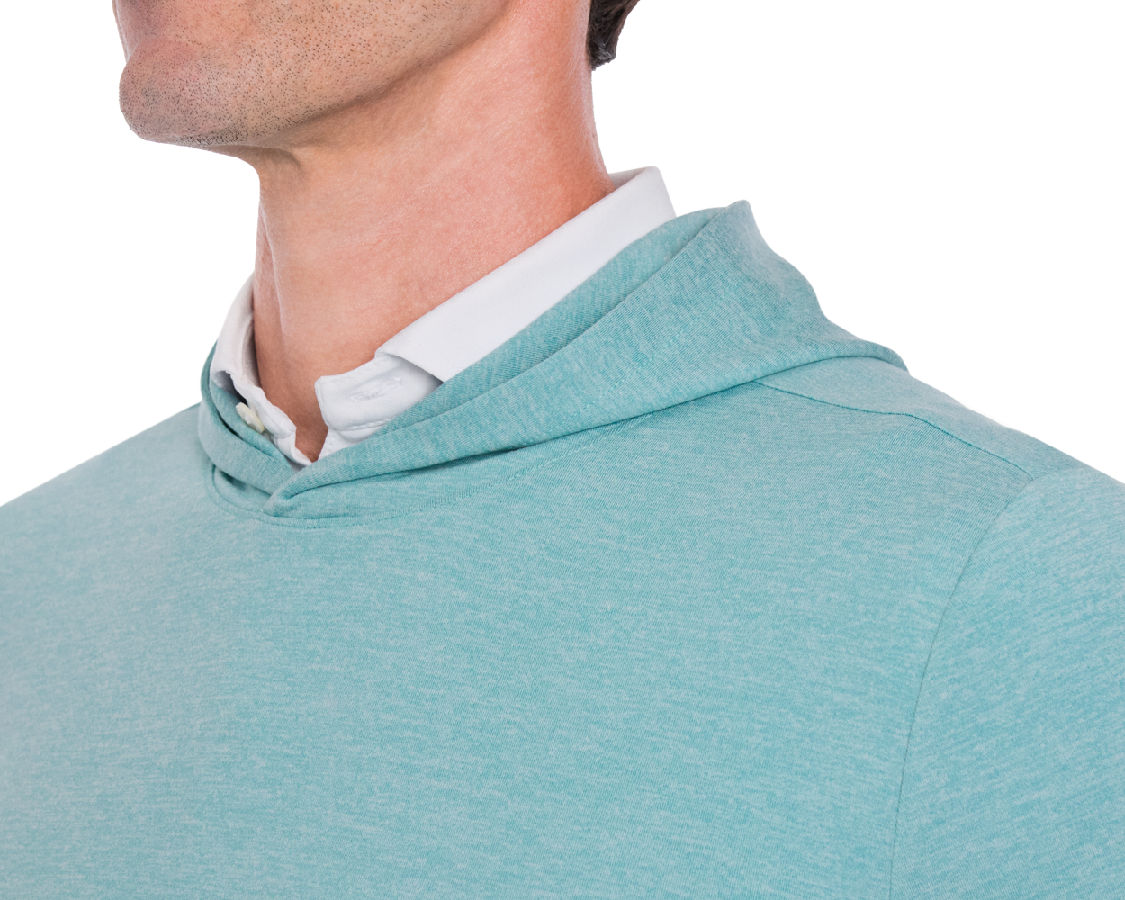 The Stowe Hoodie: Heathered Harbor