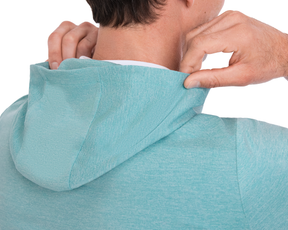 The Stowe Hoodie: Heathered Harbor