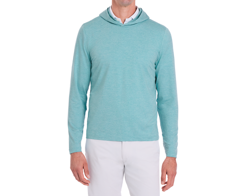 The Stowe Hoodie: Heathered Harbor