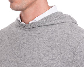 The Logan Hoodie Sweater: Heathered Gray