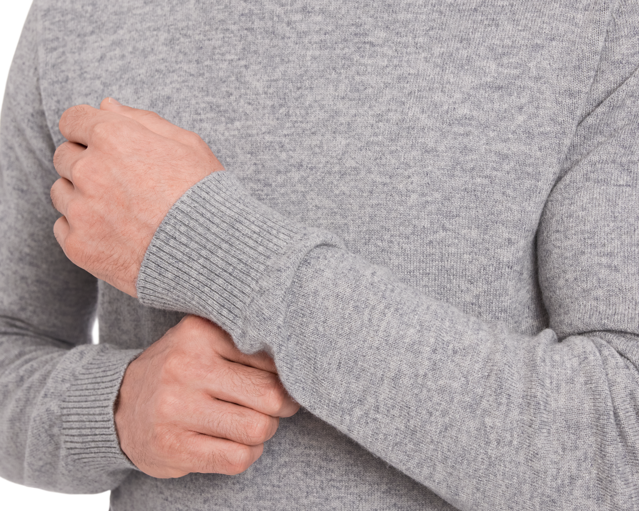 The Logan Hoodie Sweater: Heathered Gray