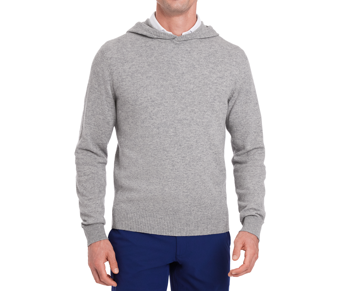 The Logan Hoodie Sweater: Heathered Gray