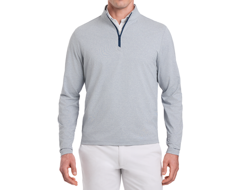 The Bell Quarter-Zip: Heathered Andover
