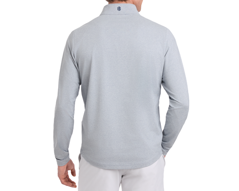The Bell Quarter-Zip: Heathered Andover