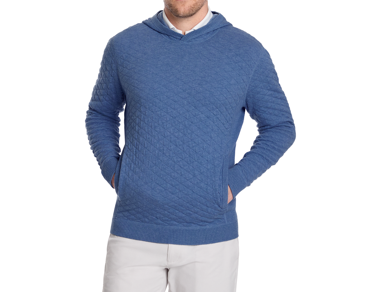 The Wallace Sweater: Heathered Marlin Blue