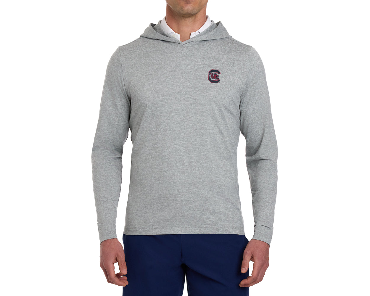 University of South Carolina Stowe Hoodie: Heathered Gray