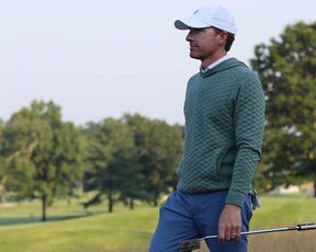 The Wallace Sweater: Heathered Dark Sage