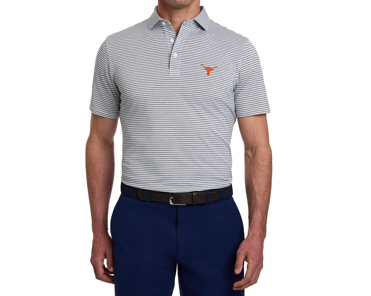 University of Texas Maxwell Shirt: Gray & White