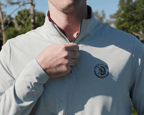 2026 U.S. Open Heathered Gray Bell Pullover