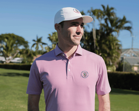 2026 U.S. Open Perkins Shirt: Cabernet & White