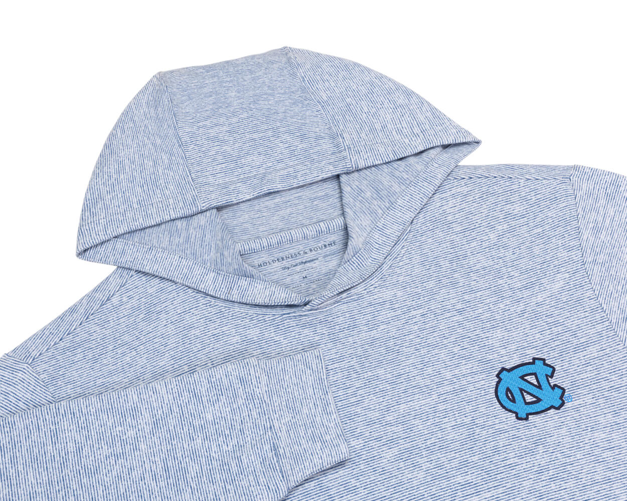 University of North Carolina Hamilton Hoodie: Pacific Blue & White