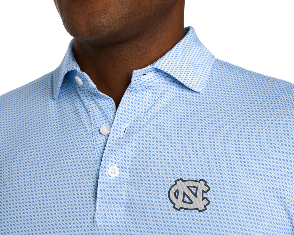University of North Carolina Norman Shirt: Vista Blue & Horizon Blue
