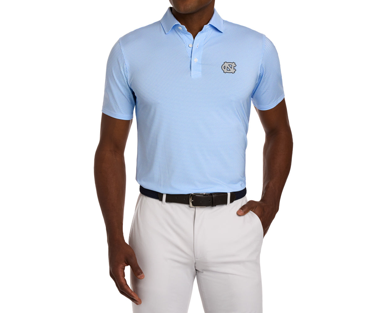 University of North Carolina Norman Shirt: Vista Blue & Horizon Blue