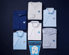 University of North Carolina Norman Shirt: Vista Blue & Horizon Blue