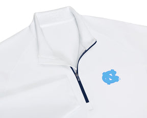 University of North Carolina Rodgers Quarter-Zip: White