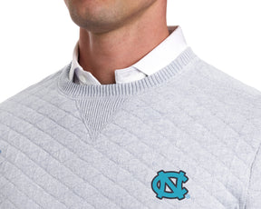 University of North Carolina Ward Crewneck Sweater: Heathered Gray