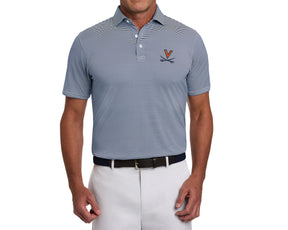 University of Virginia Perkins Shirt: Navy & White