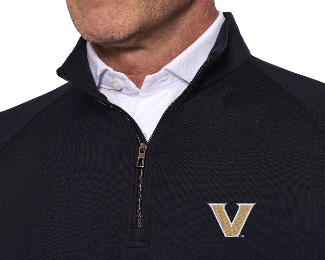 Vanderbilt University Westland Quarter-Zip: Black