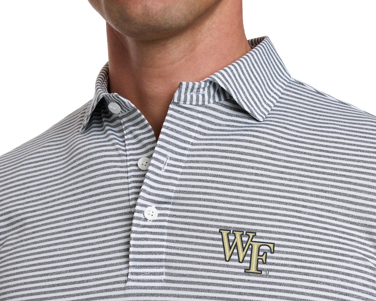 Wake Forest University Maxwell Shirt: Gray & White