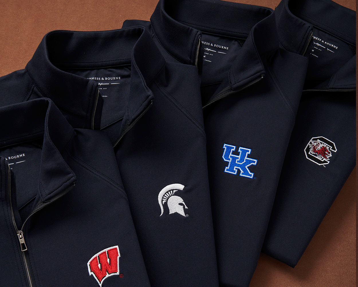 Michigan State University Westland Quarter-Zip: Black