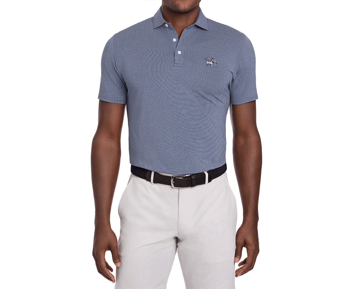 Yale Golf Course Holland Shirt: Heathered Andover