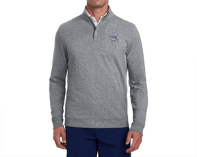 Yale Golf Course Harper Quarter-Zip: Heathered Gray