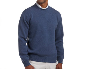 The Berwick Sweater: Heathered North Sea