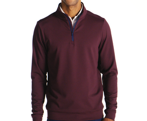 The Dawson Pullover: Dark Claret