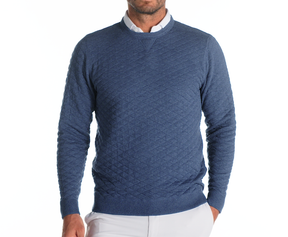 The Ward Sweater: Heathered North Sea