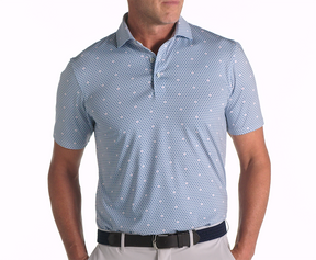 The Elgin Shirt: Aberdeen Blue/Scotch Pink/White