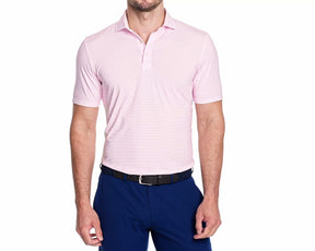 The Finley Shirt: White & Scotch Pink