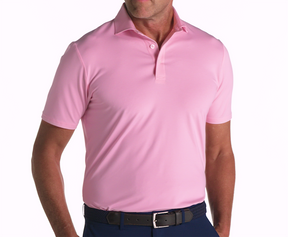 The Hunter Shirt: Scotch Pink & White