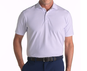 The Thomson Shirt: White & Lavender