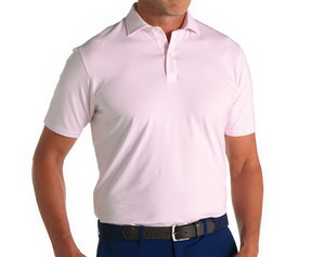 The Thomson Shirt: White & Scotch Pink