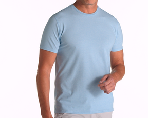 The Mason T-Shirt: Heathered Skye