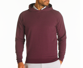 The Lawson Pullover: Heathered Dark Claret