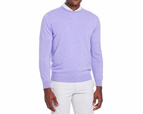 The Buckley Sweater: Heathered Lavender