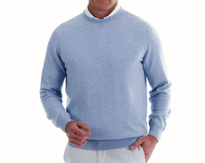 The Buckley Sweater: Heathered Windsor