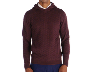 The Wallace Sweater: Heathered Dark Claret