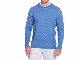 The Wallace Sweater: Heathered Marlin Blue